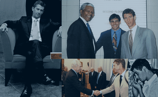 Beny Steinmetz, Shimon Peres and Nelson Mandela